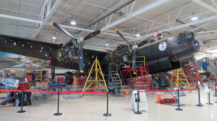 This Avro Lancaster MK X was built in Malton, Ontario. Of the more than 7,300 Lancasters rolled of the production line, only two still fly today.